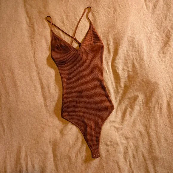 Abercrombie Knit Tank Bodysuit - Picture 1 of 5